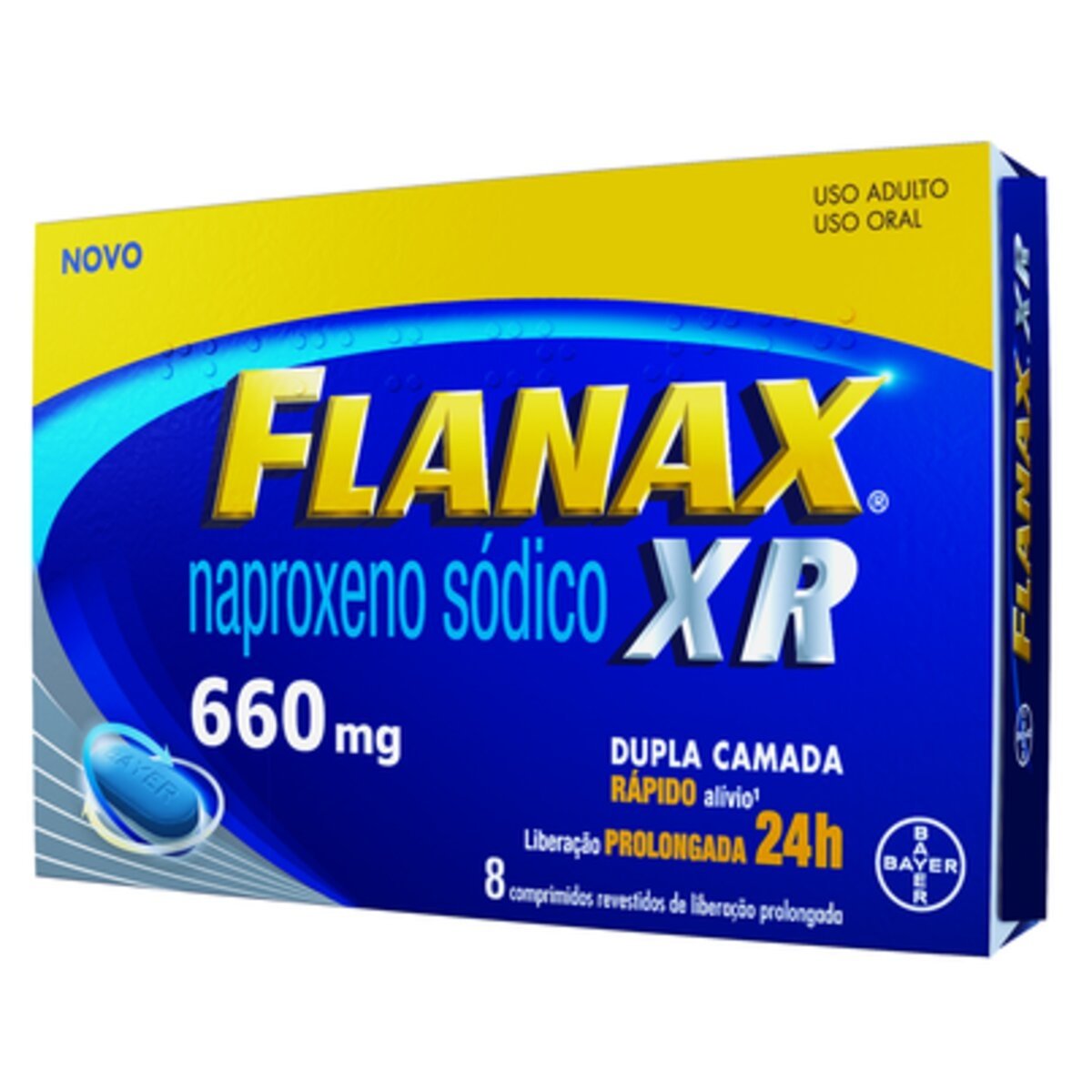 Flanax Xr 660Mg Bayer 8 Comprimidos