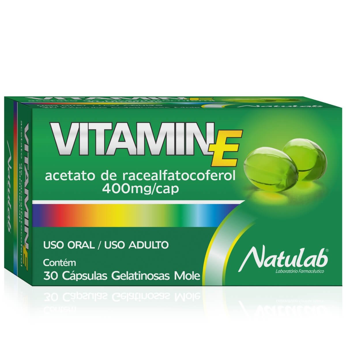 Vitamin E 400Mg Natulab Caixa Com 30 Cápsulas