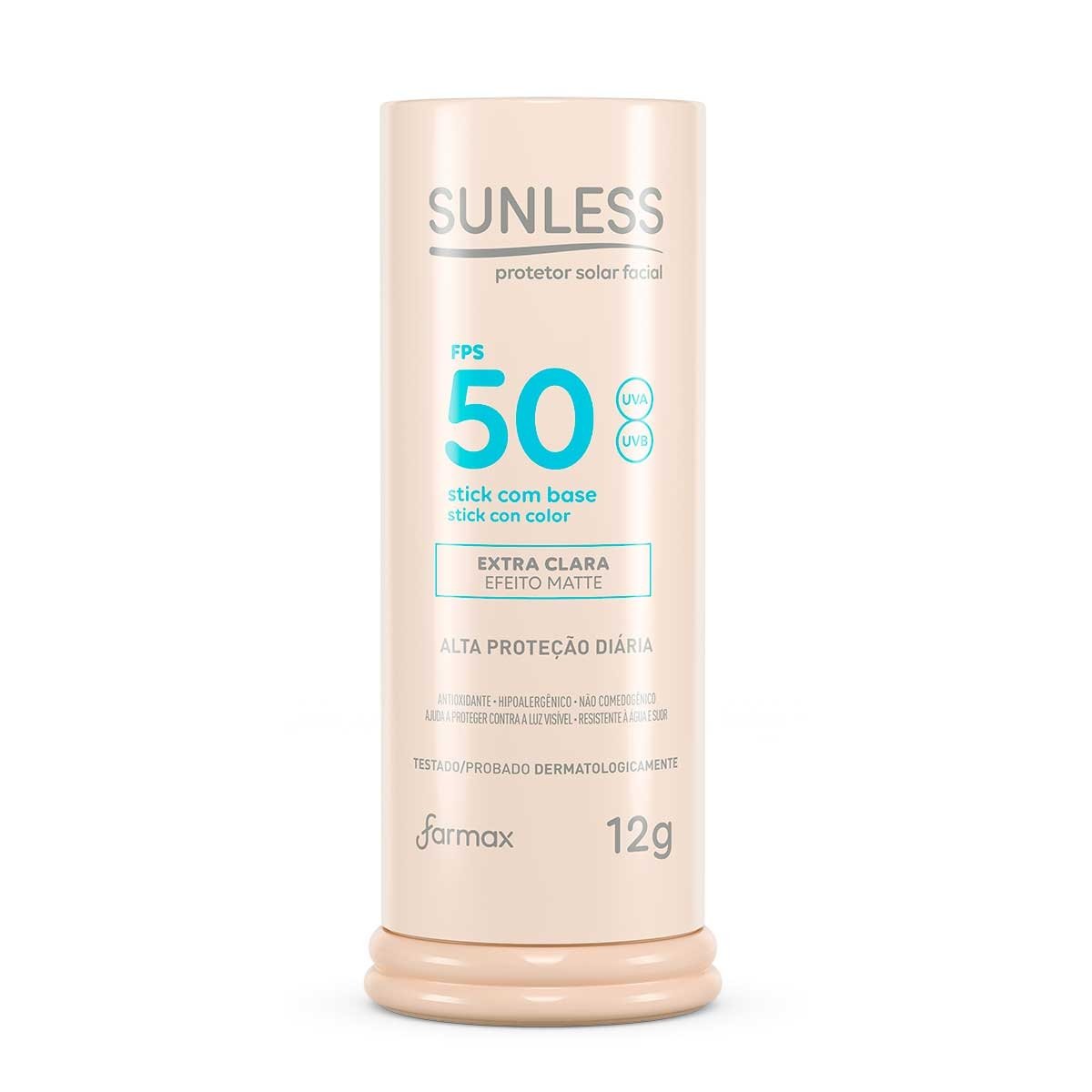 Protetor Solar Base Extra Clara Fps50 12g - SUNLESS STICK