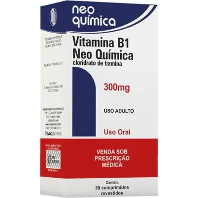 Vitamina B1 300Mg Neoquimica Com 30 Comprimidos