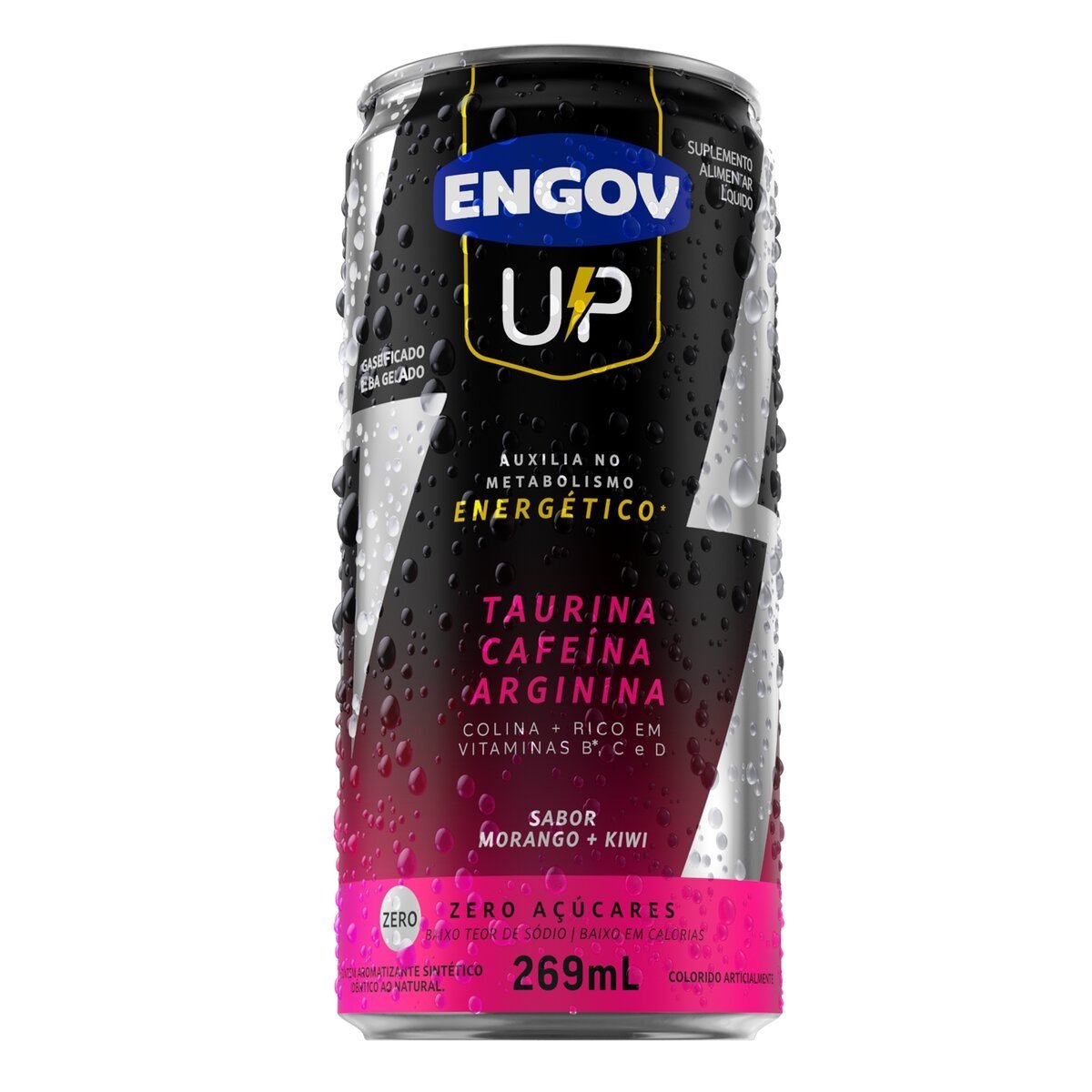 Bebida Gaseificada Up Sabor Morango E Kiwi Engov 269Ml