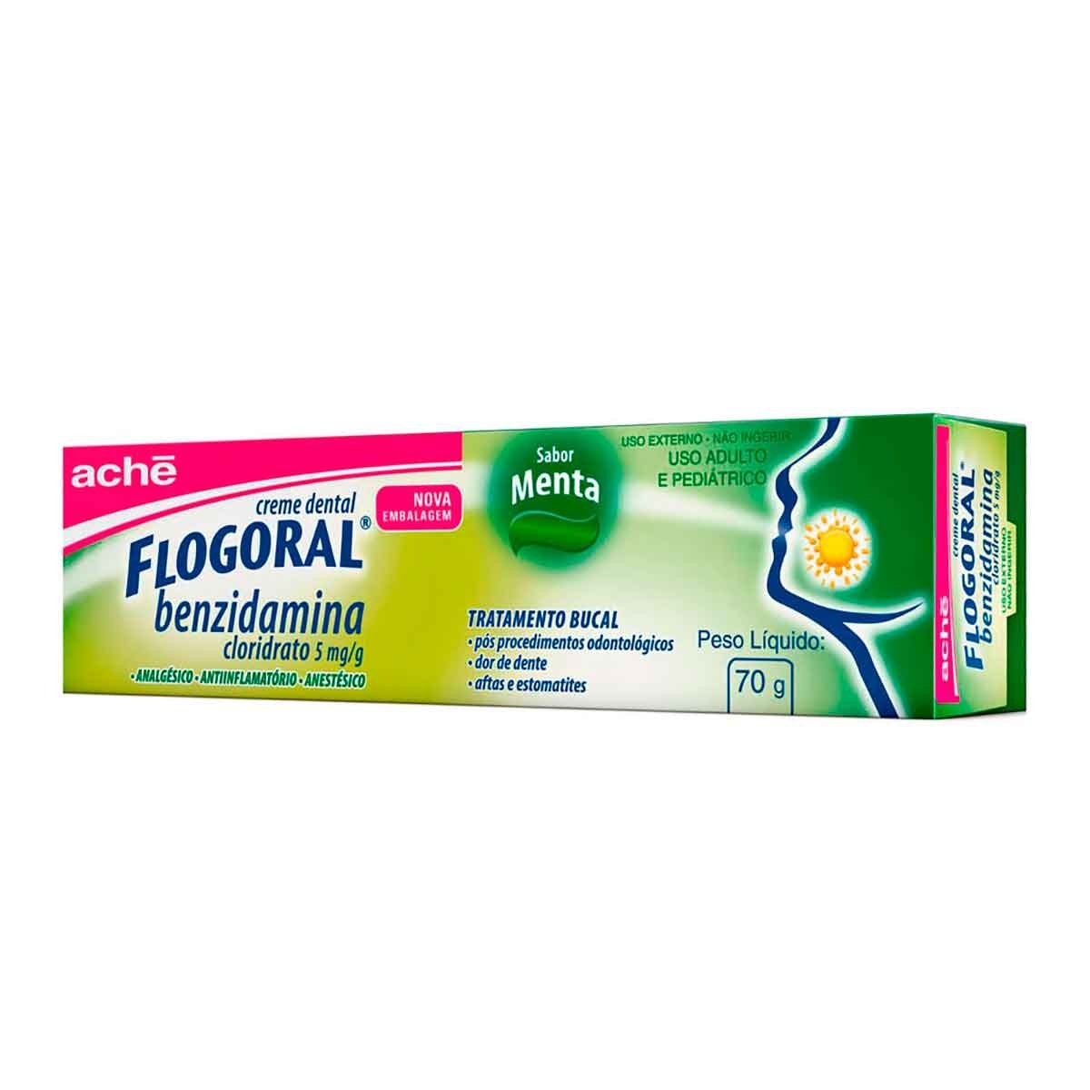 Creme Dental Flogoral Menta 70G