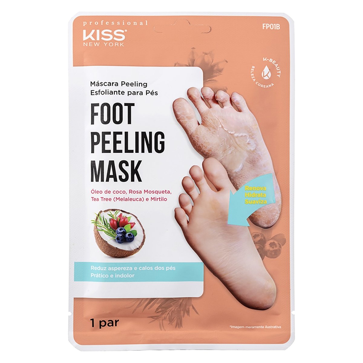 Mascara Esfoliante Peeling P/ Pes 1Par