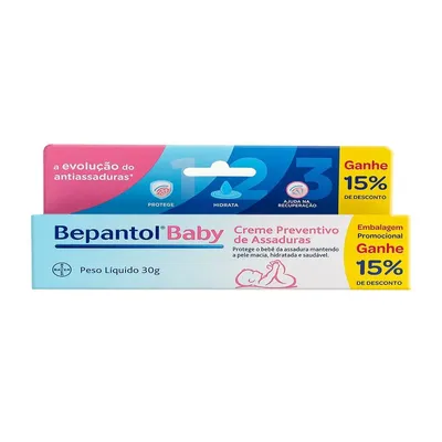 Creme para Assaduras Bepantol Baby 30g - BAYER