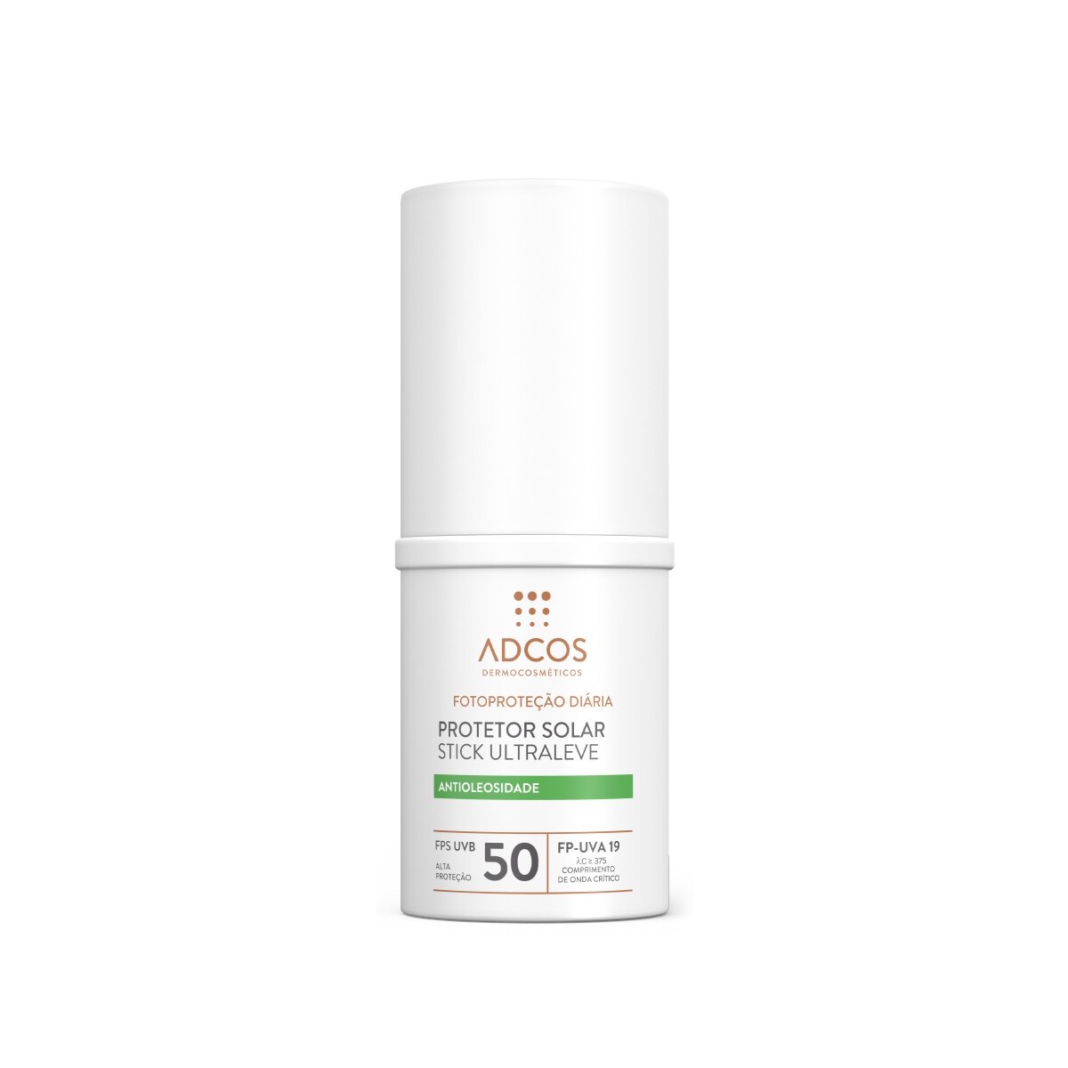 Protetor Solar Adcos Antioleosidade FPS 50 Stick 15g