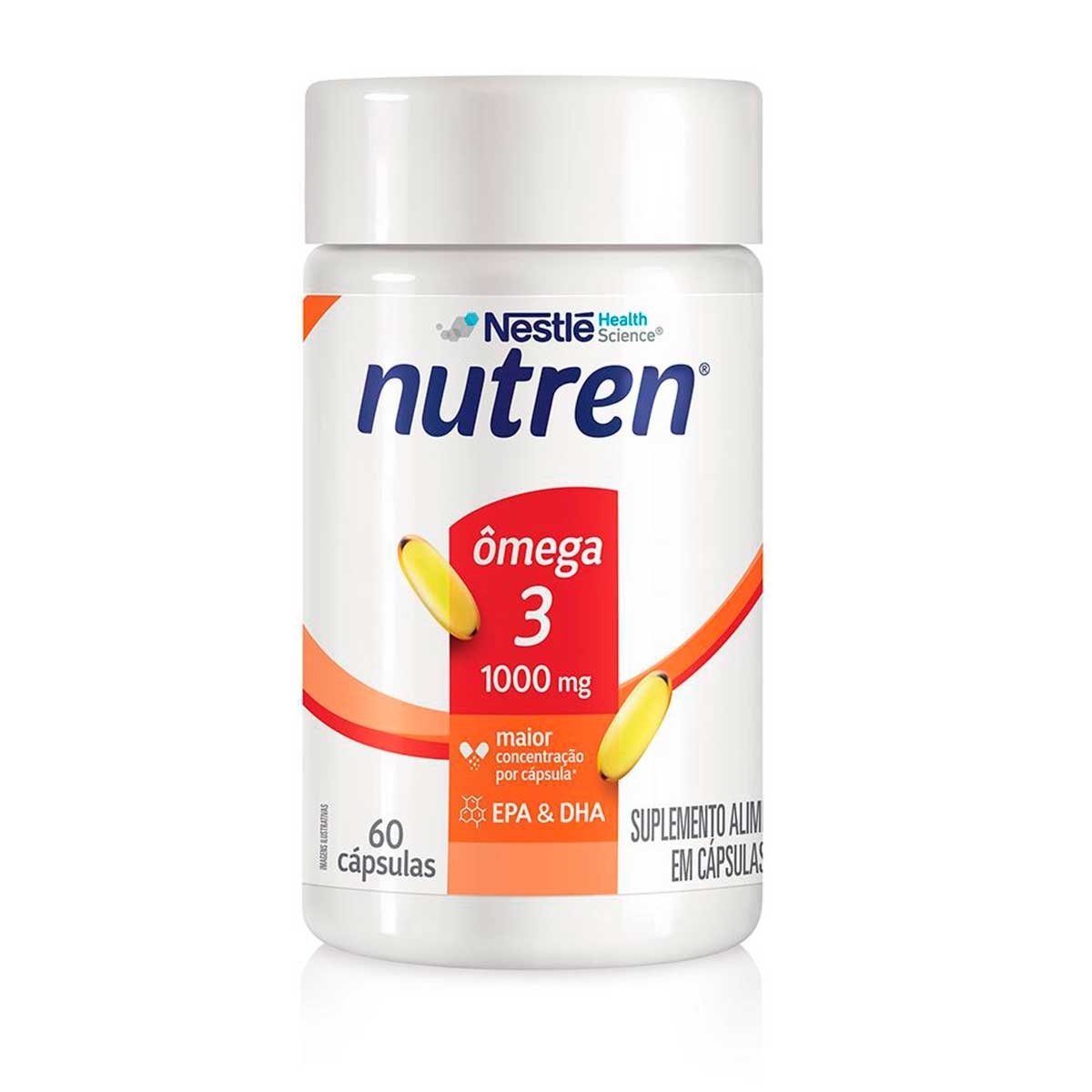 Ômega 3 1000mg Nutren 60 Cápsulas