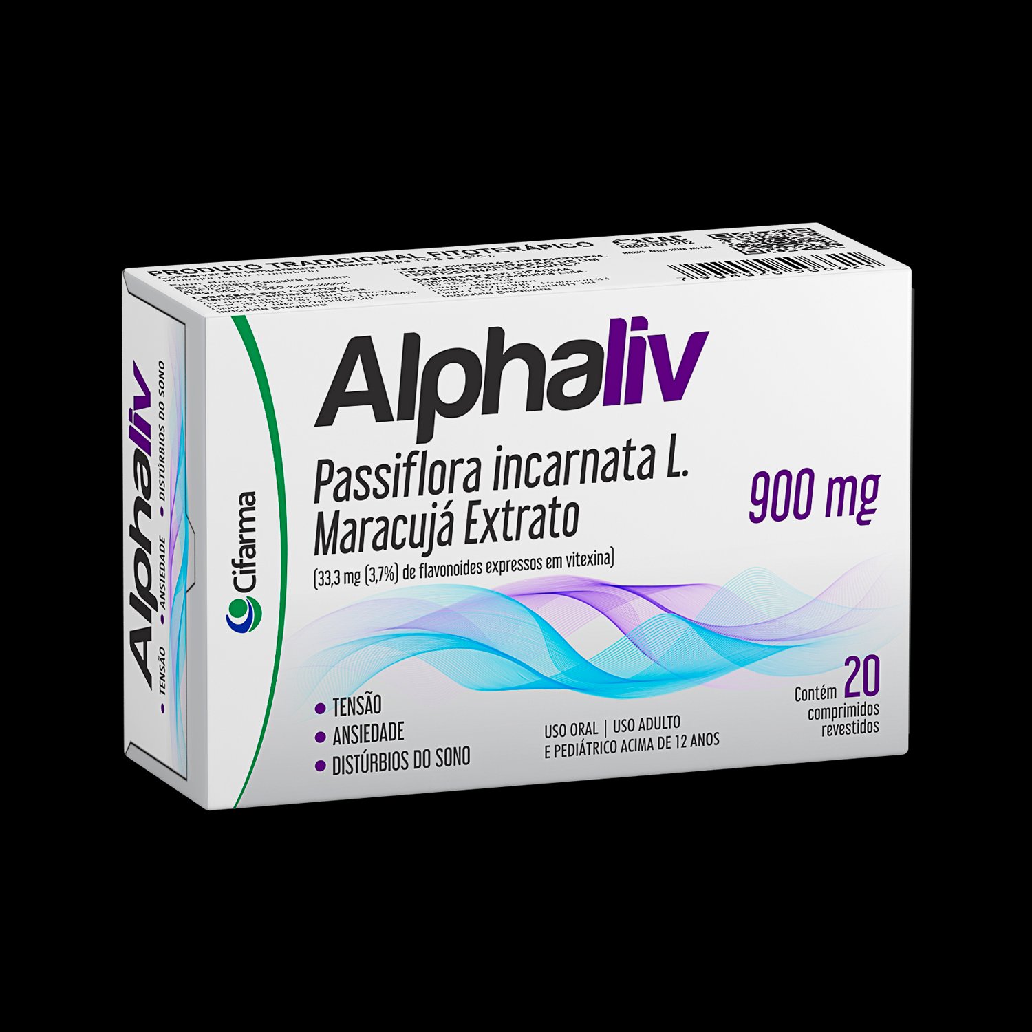 ALPHALIV 900MG C/20CP REV (CFE)