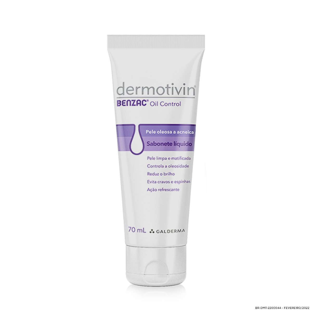 Sabonete Líquido Dermotivin Benzac Oil Control 70ml
