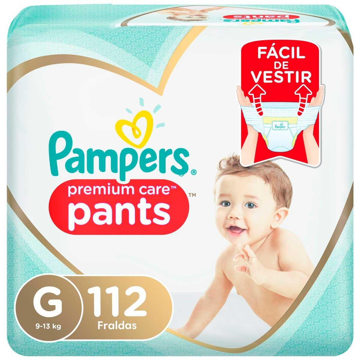 Fralda Pants Premium Care G Pampers Com 112Un