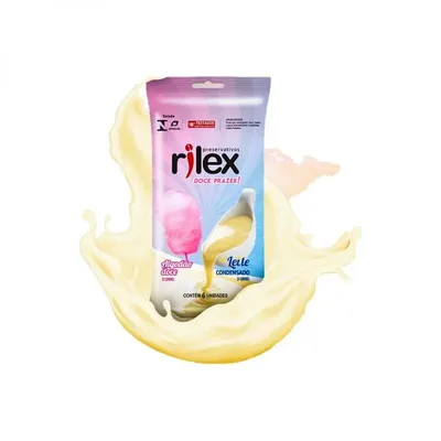 Preservativo Rilex Algodão Doce/Doce Leite C/6Unidades