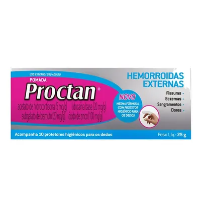 PROCTAN POM 10 LUVAS 25G(GNM)