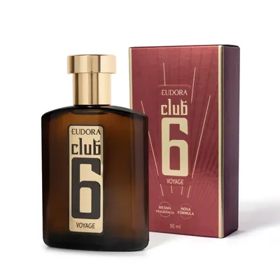 COLONIA DESODORANTE EUDORA CLUB 6 VOYAGE MASC 95ML