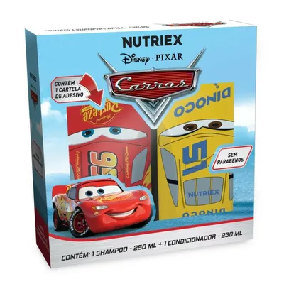 Kit Shampoo+Sabonete Liq Carros C/Ades 250ml - NUTRIEX