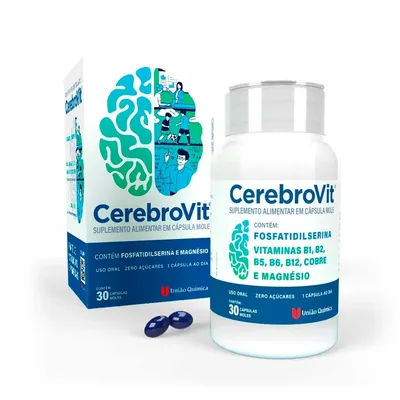 Suplemento Alimentar Cerebrovit Com 30 Cápsulas