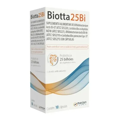 Suplemento Alimentar Biotta 25Bi 10 Cápsulas