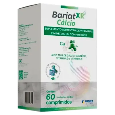 Suplemento Alimentar Bariat Xr Cálcio 60 Comprimidos