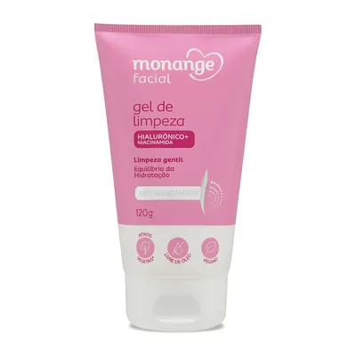 GEL LIMPEZA MONANGE FACIAL ANTI-RESSECAMENTO 120G(MNG)
