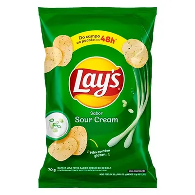 BATATA LAYS SOUR CREAM 70G