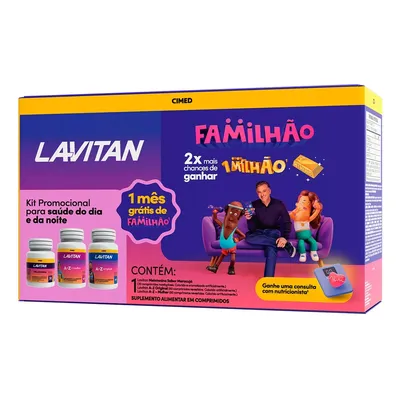 KIT LAVITAN FAMILHAO AZ ORI+AZ MULH+MELA