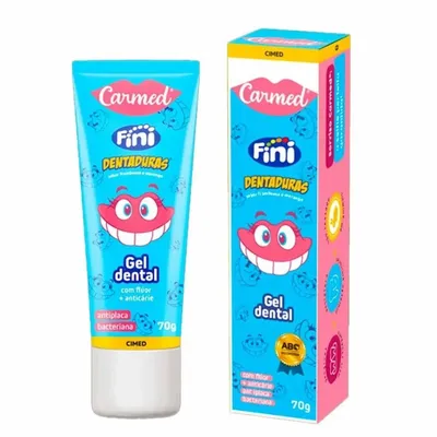 GEL DENTAL CARMED COM FLUOR SABOR DENT 70G
