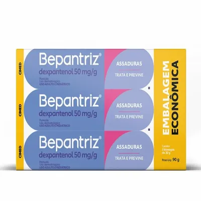 KIT BEPANTRIZ POMADA 50MG/G 3UNIDADES 30G(CMD)