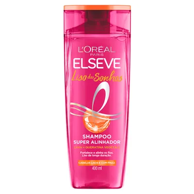 SHAMPOO ELSEVE SUPER ALINHADO LISO SONHOS 400ML