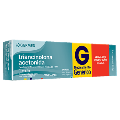 Triancinolona Acetonida 10g de Pom Uso Bucal - GERMED PHARMA