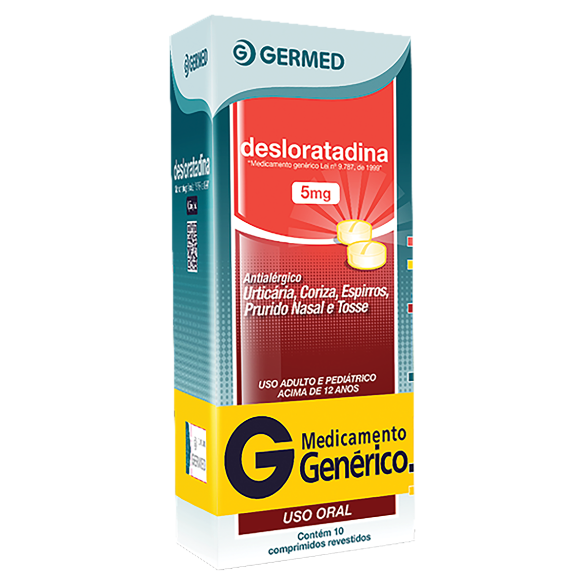 Desloratadina 5Mg Germed Pharma 10 Comprimidos Revestidos
