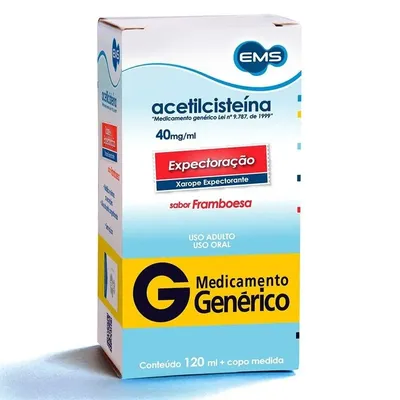 Acetilcisteina 40mg/ml Adulto 120ml - EMS