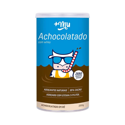 Achocolatado com whey +Mu 250g
