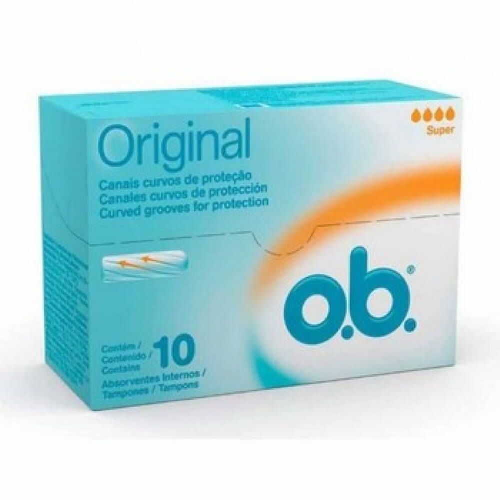 Absorvente Interno O.B. Original Super Com 10 Unidades
