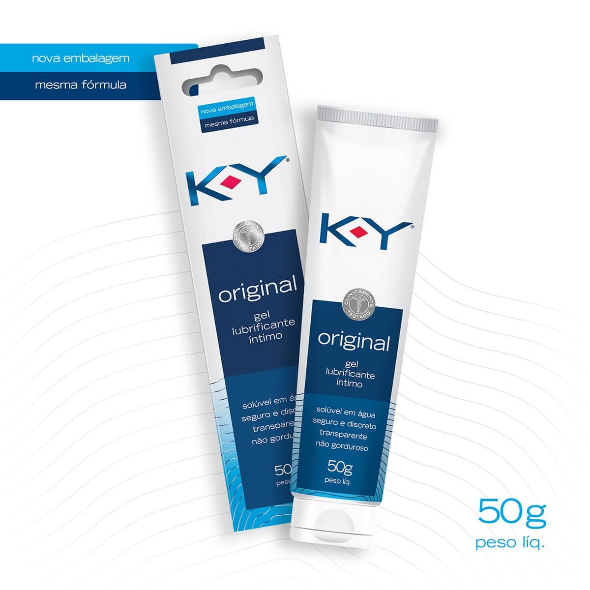 Lubrificante Íntimo Gel Original K-Y  50g