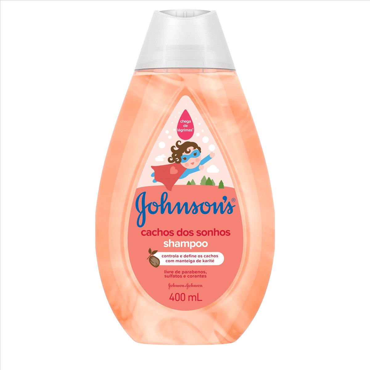 Shampoo Hidratante Johnson's Kids Cachos dos Sonhos 400ml