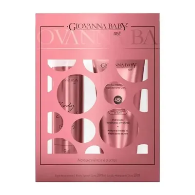 Kit Giovanna Baby Body Splash+Loção Hidra Rose
