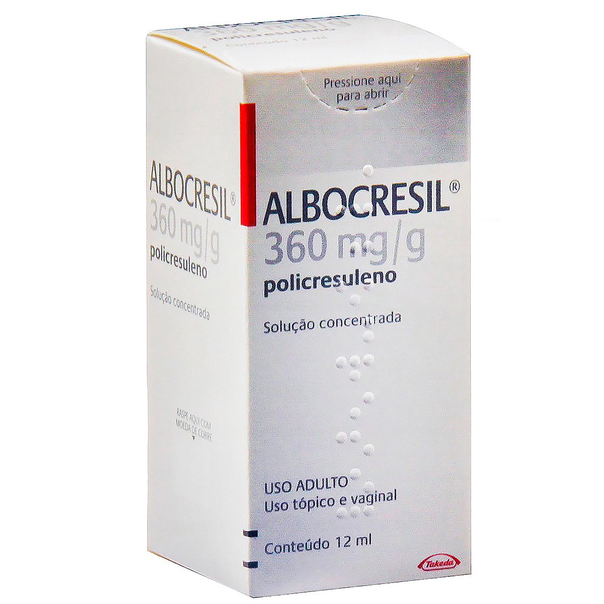 Albocresil Policresuleno 360mg/g Solução 12ml - TAKEDA