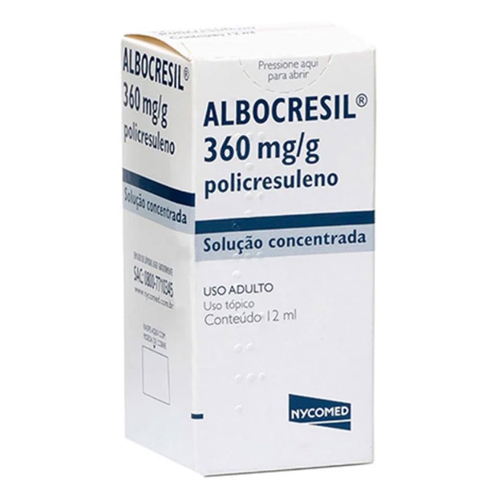 Albocresil Policresuleno 360mg/g Solução 12ml - TAKEDA