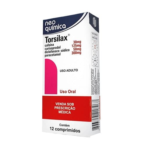 Torsilaxx 12 Comprimidos