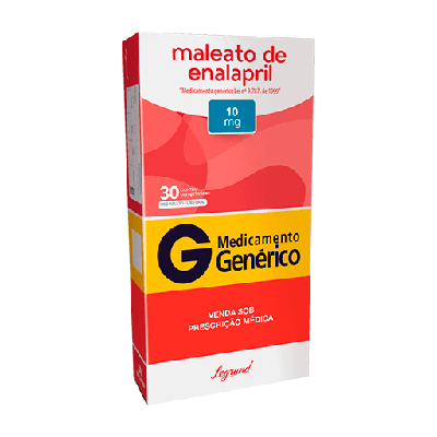 Maleato De Enalapril 10Mg Legrand Caixa Com 30 Comprimidos