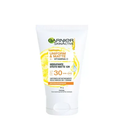 Hidratante Facial Uniform Matte 12 Horas Garnier 40G