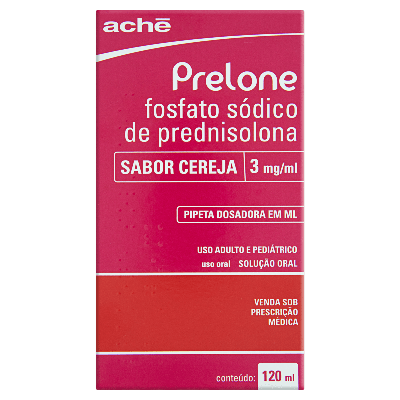 Prelone 3Mg/Ml Cereja Aché Caixa 120Ml