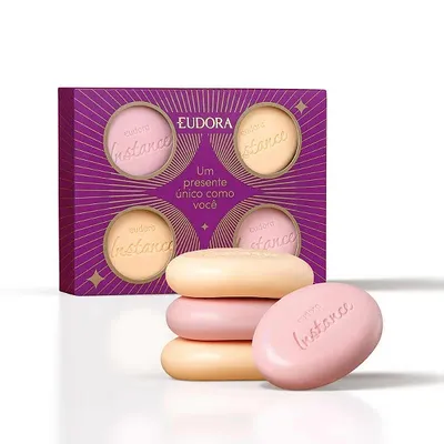 Kit Presente Instance Sabonetes 4x 85g - EUDORA