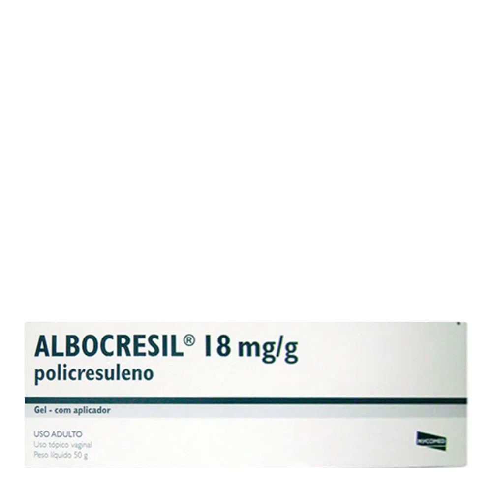 Albocresil Gel 18Mg Caixa Com 50G
