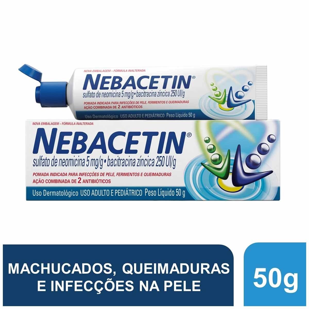 NEBACETIN POMADA C/50G (HCH)
