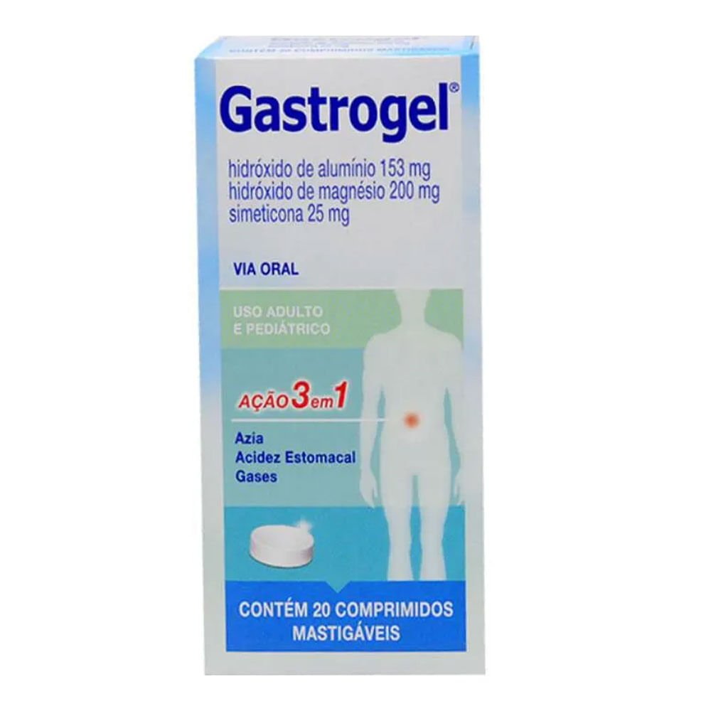 GASTROGEL 20 COMPRIMIDOS