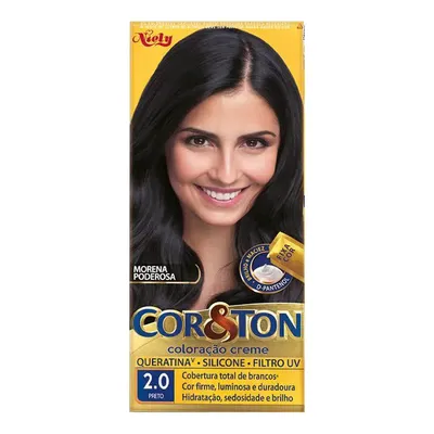 Tinta Cor&Ton Preto Promocional