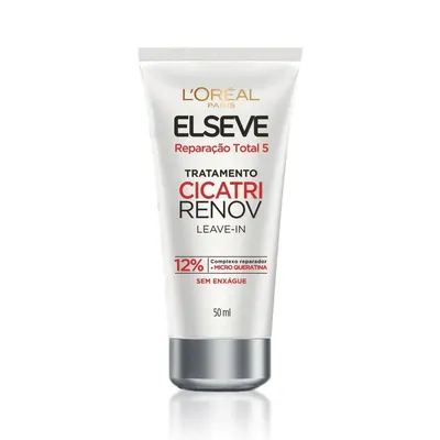 Leave-In de Tratamento L'Oréal Elseve Cicatri Renov com 50ml