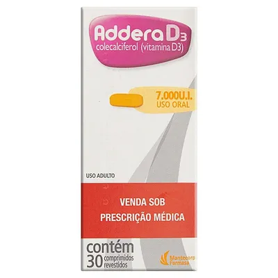 Addera D3 7000Ui Com 30 Cápsulas