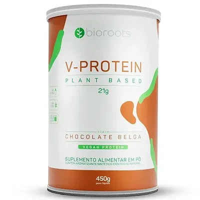 V-PROTEIN BIOROOTS CHOCOLATE BELGA 450G