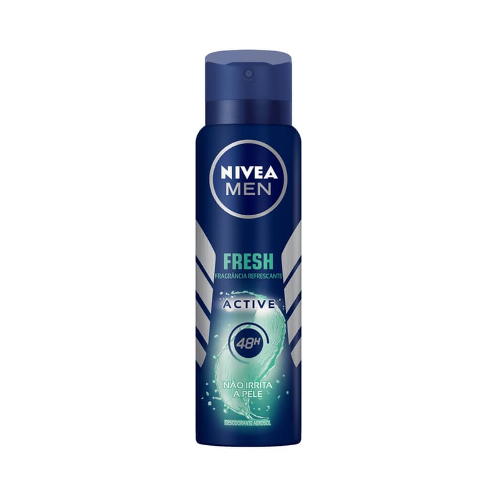 Desodorante Aerossol Nivea For Men Fresh Active 150ml