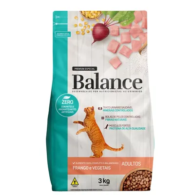 Ração para Gatos Premium Adultos Frango e Vegetais 3kg